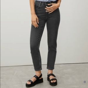 Everlane Original Cheeky Jean-Ankle, Washed Black